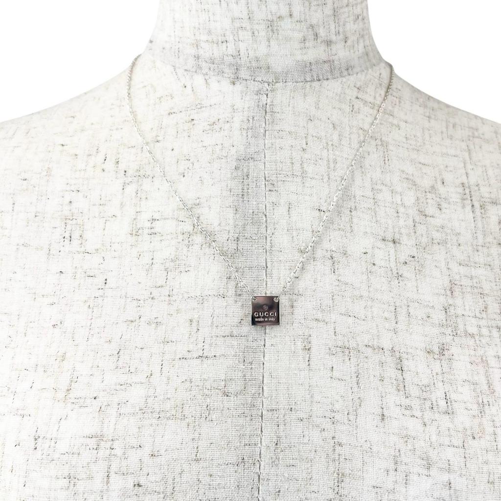 GUCCI 223514 Necklace Silver Women used