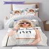 Taylor Pattern Bedding,Quilt Set Quilt Cover Pillowcase Home Birthday Gift (1 * Duvet Cover + 2 * Pillowcase, Without Core)