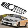 GT Style Front Bumper Grille Grill Fit Benz C-Class W204 C300 C350 2008-2014