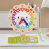 Montessori Children's Math Clock: Time Recognition Teaching Aid for Elementary Learning