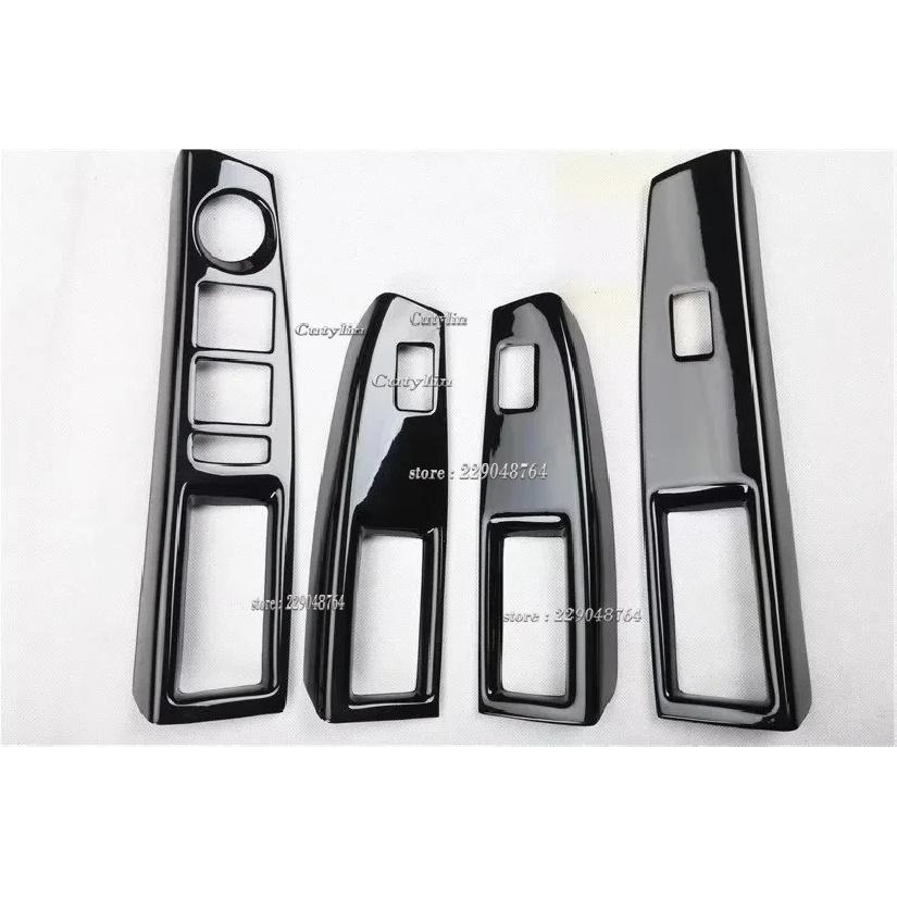 LHD RHD For Chevrolet Cruze 2009-2013 2015 ABS Carbon Fiber Window Switch Lift Button Cover Trim Interior Accessories Cutylin