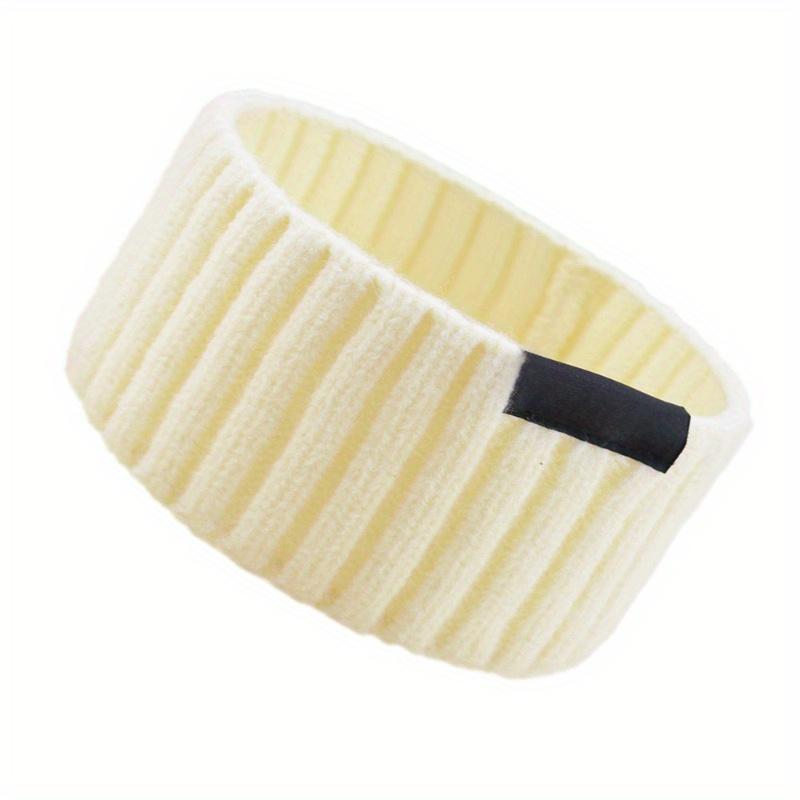 1 Stück Winter-Stirnbänder für Damen, Ohrenwärmer für Damen, Stirnband aus Wollstrick, dickes Fleecefutter, warme Ohrenschützer für kaltes Wetter