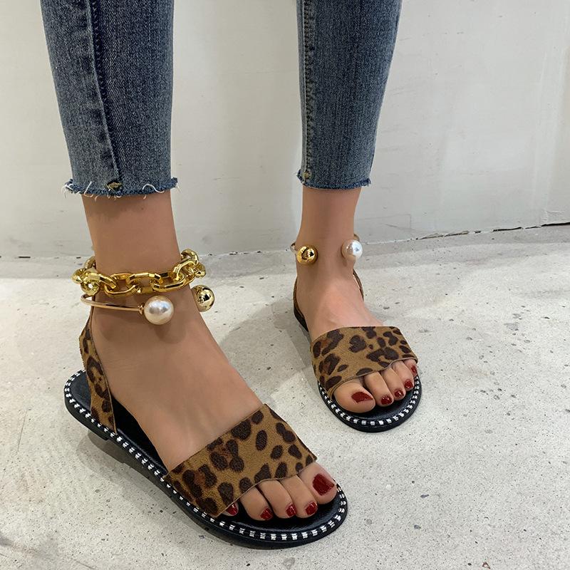 Flat-bottomed Sandals for Women, New Style Shoes, Simple Shoes 35