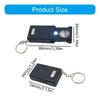 Keychain Magnifier With Bright LED Illuminating 45X Magnifying Glass Ideal For Professional Use On Small Objects