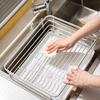 Dish Drying Rack Cutlery Draining and Storage Holder for Kitchen Counter Sink Large Size