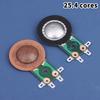25.4Mm Tweeters Voice Coil Round Speaker Treble Coil Replacement Horn Titanium Film Copper Clad Alumium Diaphragm