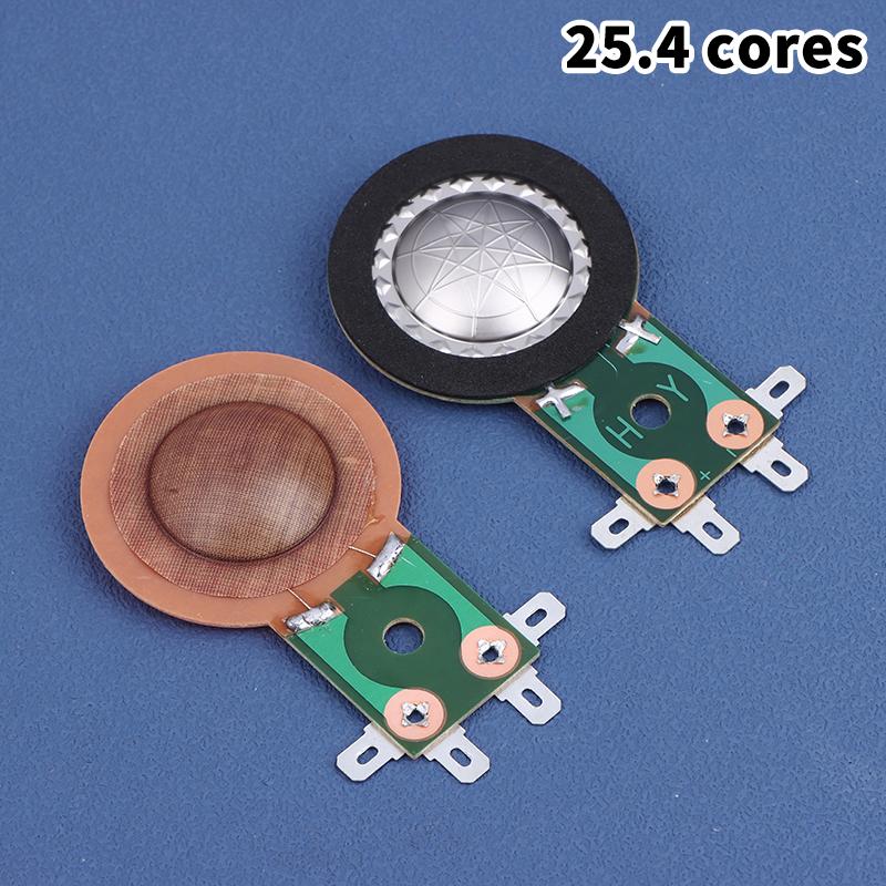 25.4Mm Tweeters Voice Coil Round Speaker Treble Coil Replacement Horn Titanium Film Copper Clad Alumium Diaphragm