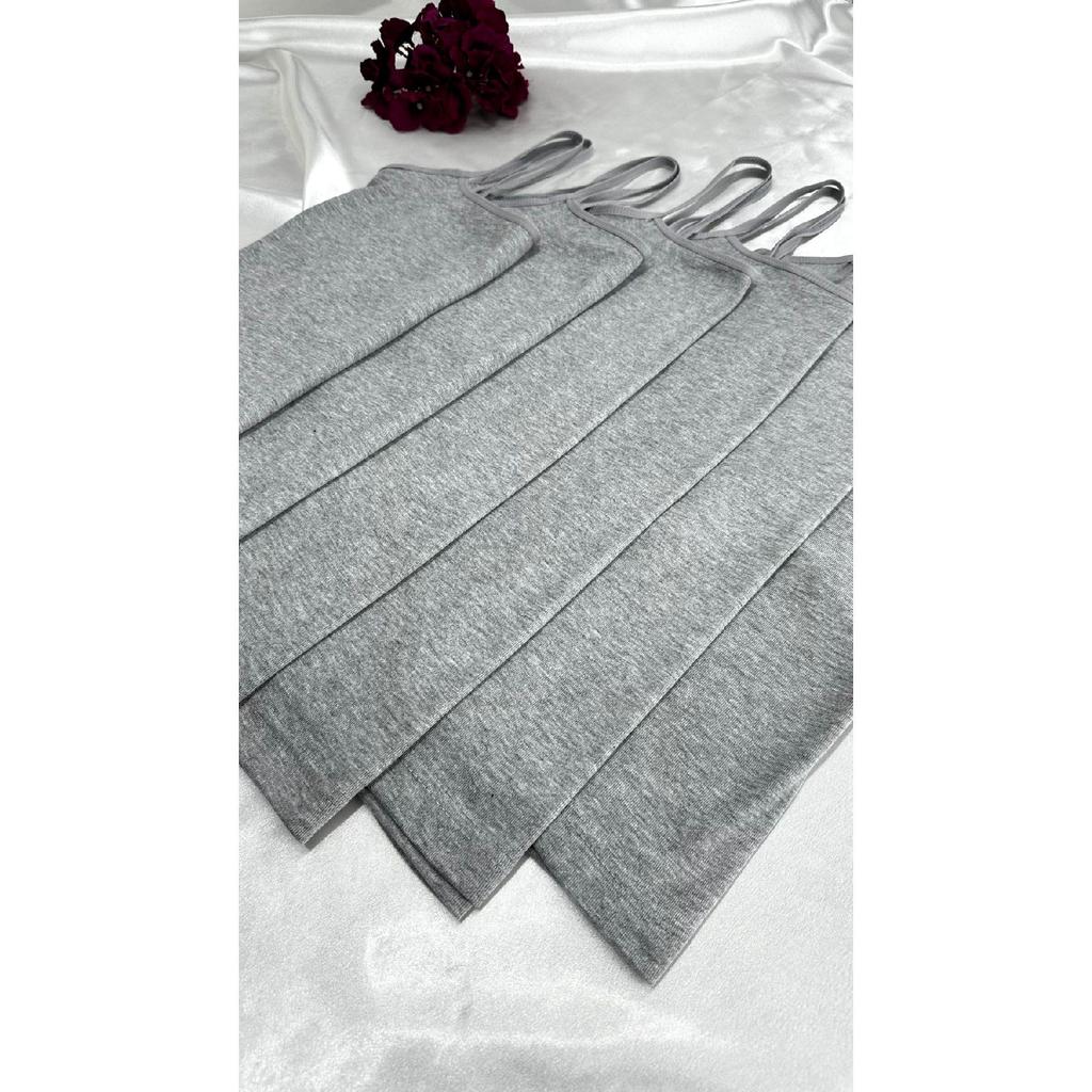 Women's Lycra 4-piece Rope Strap Basic Black White Skin Gray Economical Women's Athlete