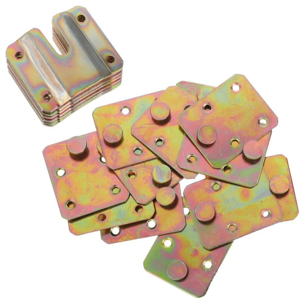 Wall Mount Bracket Picture Hanger Iron Interlocking Bracket New Furniture Connector Home Office