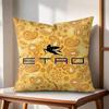 Fashion Design EEtroS Cushion Cover Natural Linen Organic Fabric DoubleSided Printing Couch Pillow Covers Home Decor