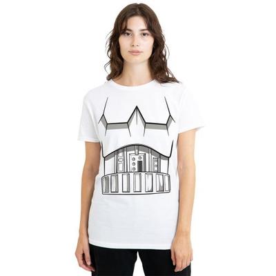 Camiseta Fantasia Stormtrooper Feminina/Senhora