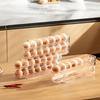 1/2/3-lags eggoppbevaringsboks Automatisk rullende eggholder Stativ Stige Kjøleskap Eggdispenser Eggorganisatorholder Kjøkken