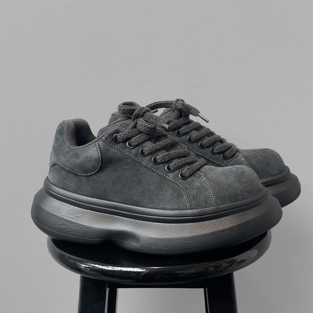 Casual men's shoes platform sneakers, four colors