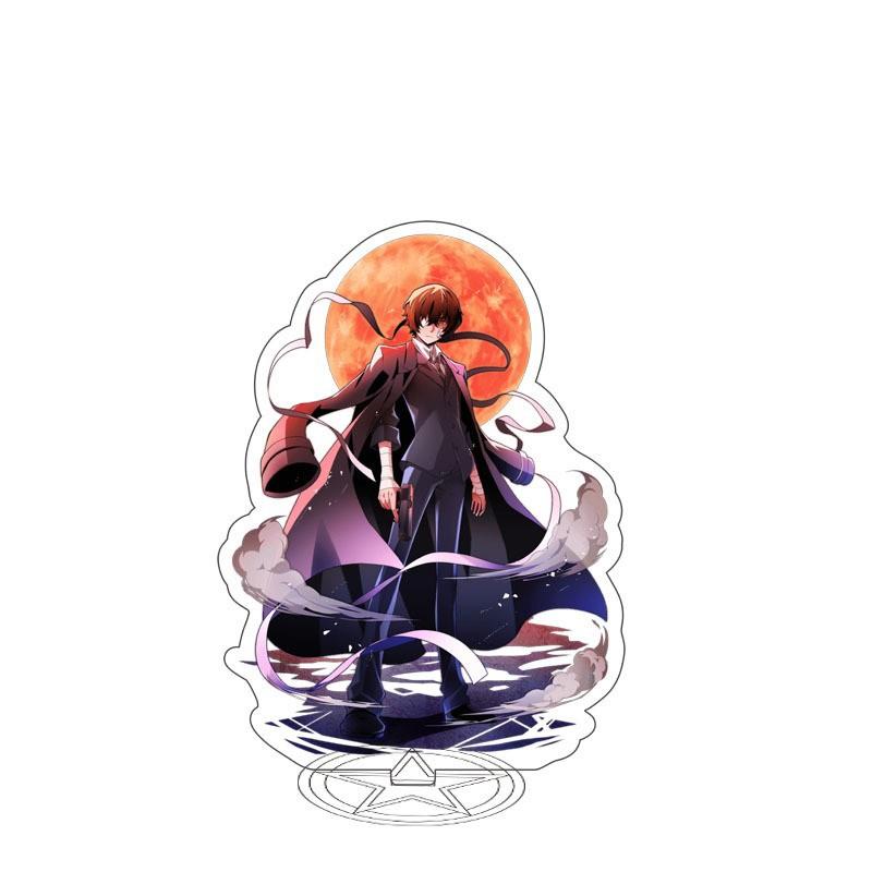 Bungou Stray Dogs Atsushi Nakajima Dazai Chuya Ryunosuke акриловая фигурка на подставке — фото 8