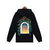 Unisex Trendy European & American Loopback Hooded Sweatshirts - Autumn/Winter, Featuring Loose Casablanca Style