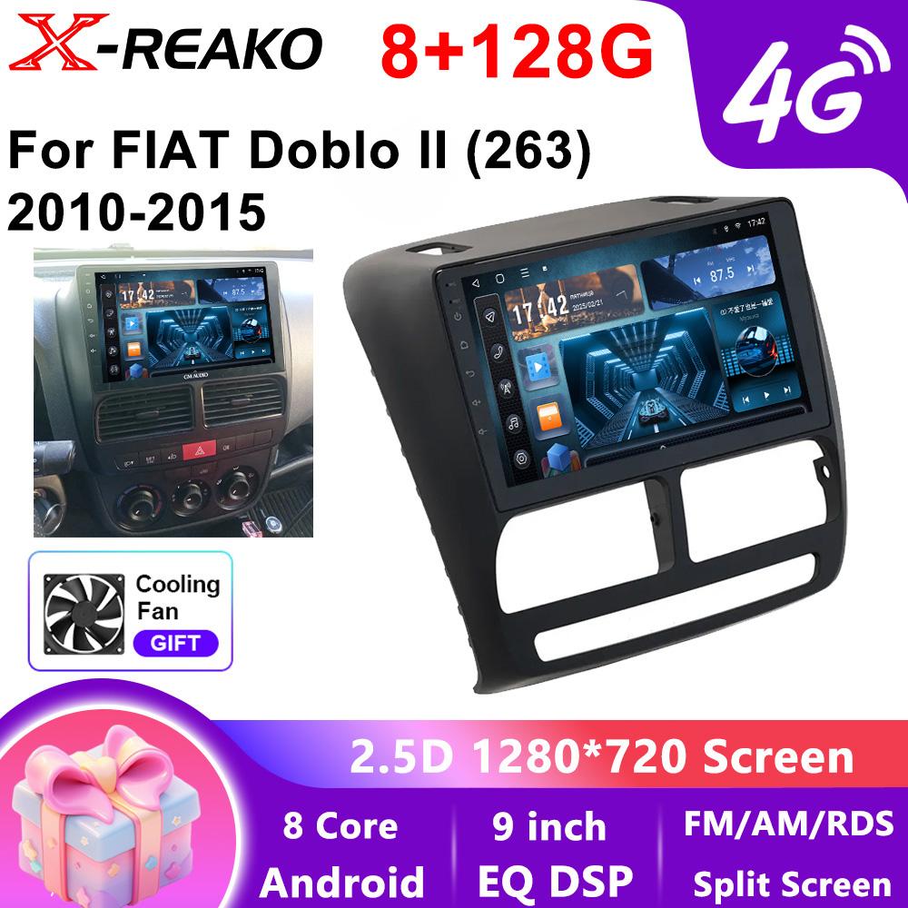Android 13 Car Radio GPS Navigation For FIAT Doblo Opel Combo Tour 2010 2011 2012 - 2015 2018 Stereo Video Player Carplay Auto