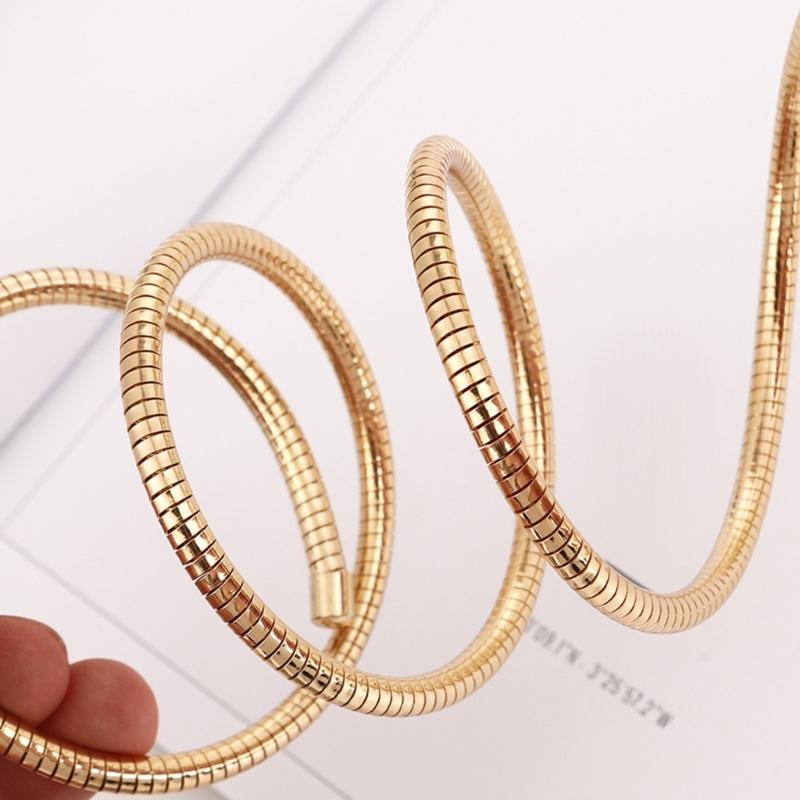 Stapelbarer Mehrschichtiger Armreif Stilvoller Metall Elastischer Schmuck Stapelbarer Armreif Elastisches Armband für Modebewusste Liebhaber