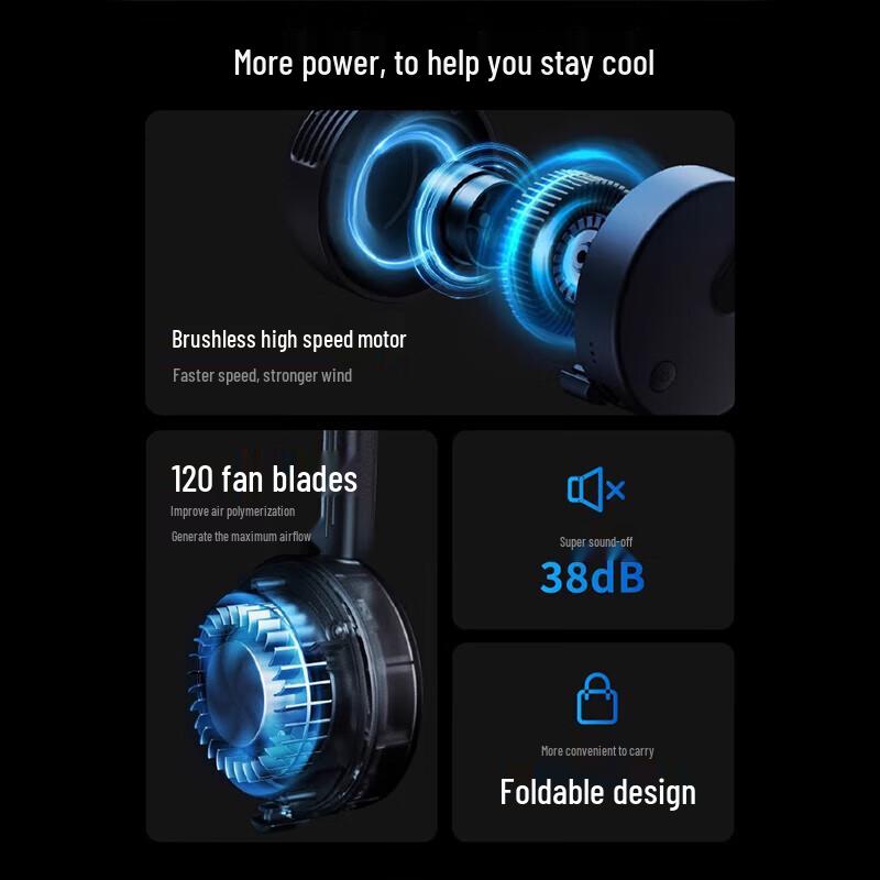 Sumi Portable Rechargeable Neck Fan F7