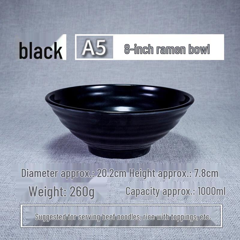 

Commercial A5 Melamine Noodle and Soup Bowl
