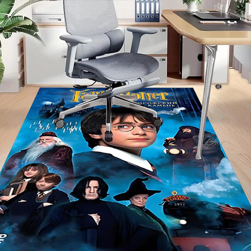 1pc Harry Potter and the Sorcerer's Stone Carpet, for Home & Office Decor, Desk Chair Carpet, Festive GiftL1452