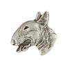Bull Terrier, Bully II - Dog brooch in a gift box, elegant pin, lapel pin for Art-Dog brand jacket