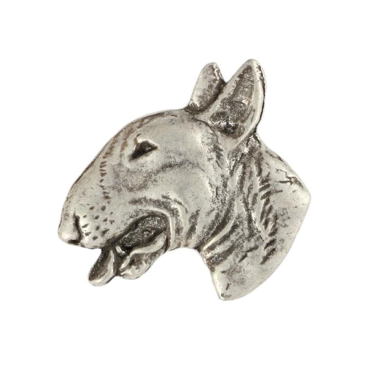 Bull Terrier, Bully II - Dog brooch in a gift box, elegant pin, lapel pin for Art-Dog brand jacket