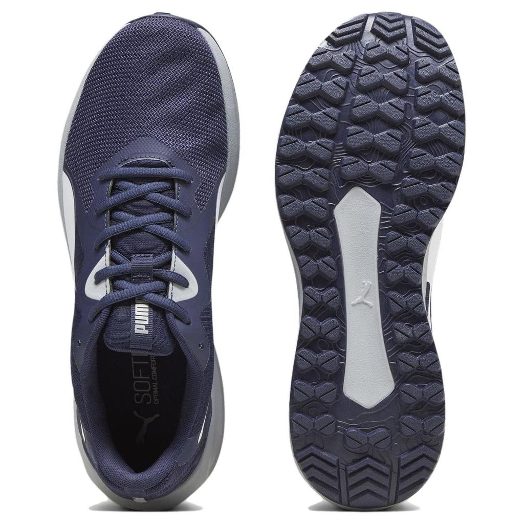 Puma Twitch Runner Ptx Comfortable Versatile Shock Absorbing Durable Low Top Running Shoes Unisex Running Shoes Dark-Blue 377506-05
