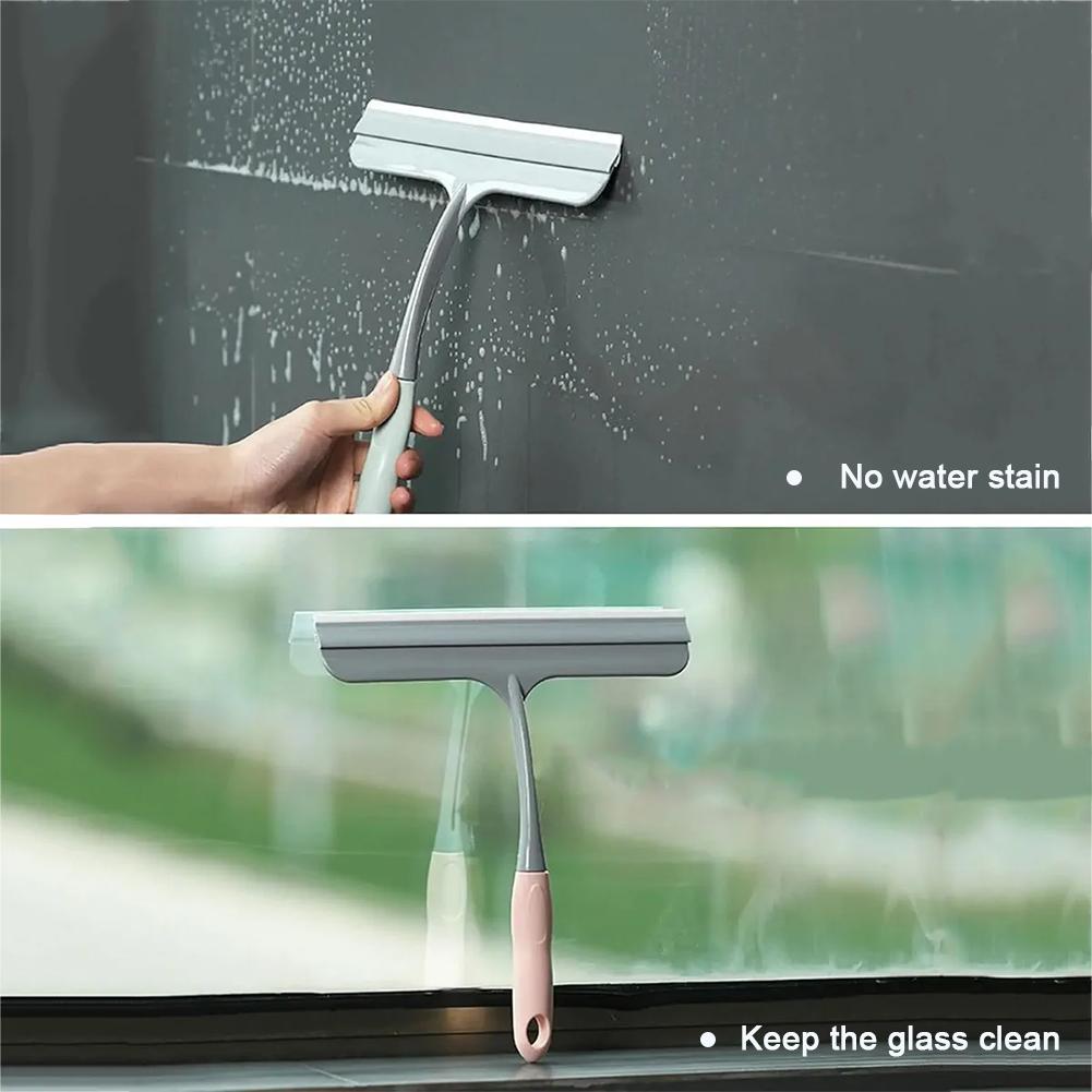 Multi-Purpose Silicone Scraping Washing Household Window Bathroom Kitchen Glass Cleaning Tool Floor Surface Small Wiper
