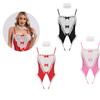 Traje de sirvienta sexy para mujer, disfraz de conejita, traje de cosplay de anime, mono de peluche, lencería de fiesta, ropa de dormir, espectáculo de pole dance kawaii