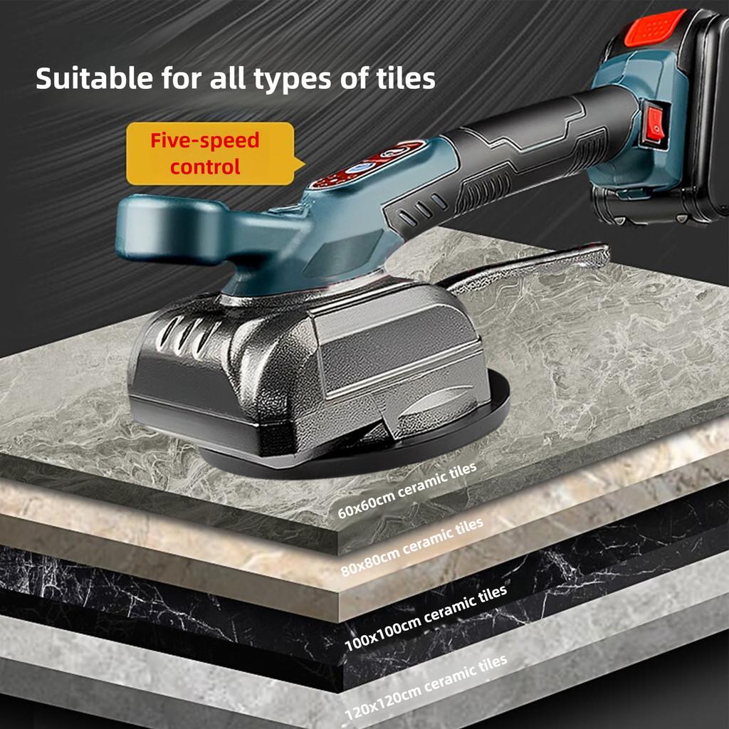 Hocheffiziente Fliesenverlegemaschine Elektrisches Haushaltsgerät Automatisches Fliesenverlegegerät Wand-Bodenfliesen Verlege Vibrationswerkzeug