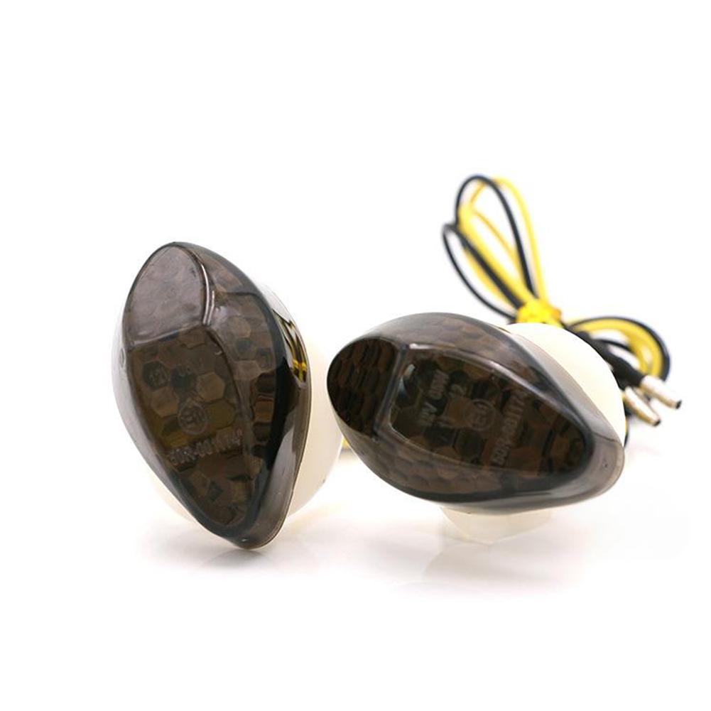 2ks DC 12V Motocyklové LED směrové světlo Motorové indikační světlo Lampa Vhodné pro Kawasaki Suzuki Yamaha Honda