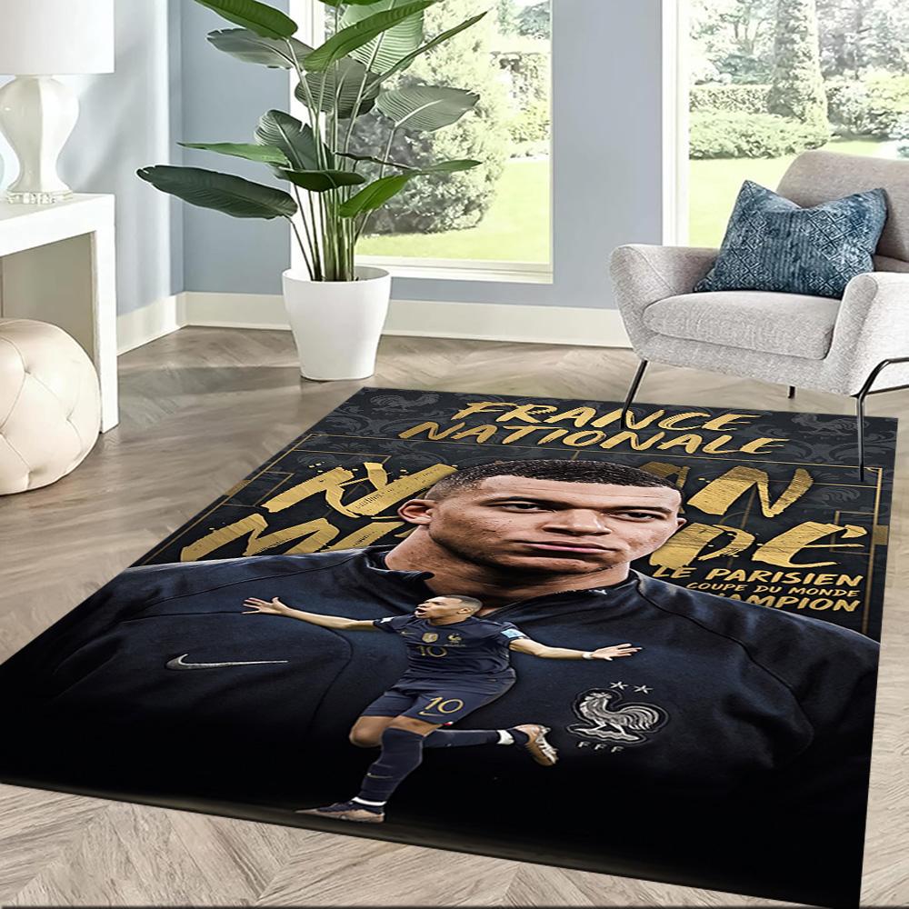 Mbappe 257 Area Rug Perfect for Foyer Decorate room Living Rooms Balcony Antislip Carpet Decorate Offices Perfect Birthday/Christmas Gift Idea
