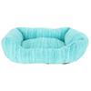 Pet Sofa Bed Soft Skin Friendly Flannel Cat Cusion Bed Sponge Padding Puppy Sleeping Sofa for Relax Rest