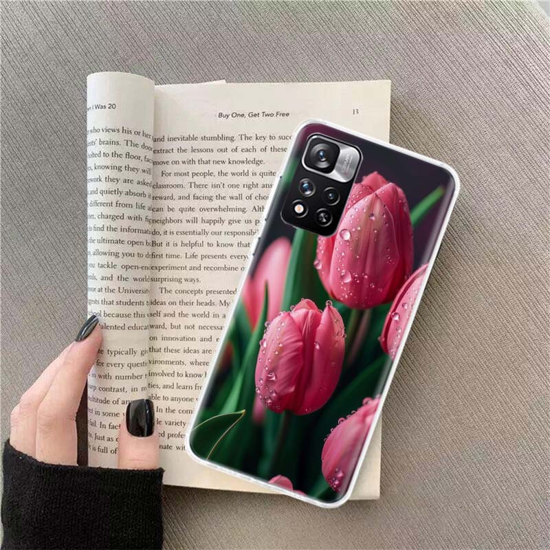 Tulips are Already in Full Bloom Phone Case For Redmi Note 13 12 Pro Plus 14 15 Pro 5G 11 11T 11E 11S 10 Pro 10S 9 9S Cover Cell