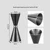 ZISIZ 304 Stainless Steel Double-Head Jigger