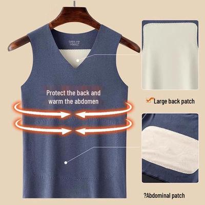 Gilet termico da uomo senza cuciture double-face - Calore Autunno/Inverno