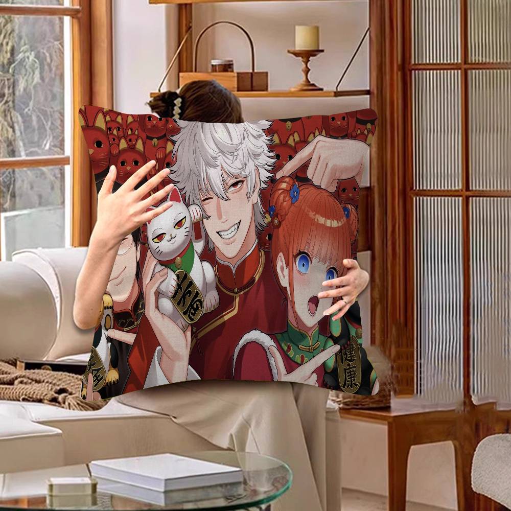 G-gintama Pillow Cover For Bedroom Room And Living Room Sofa Decorative Cushion Cover