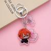 17Pcs Anime Figures Bungo Stray Dogs Acrylic Car Keychain Cute Backpack Pendant Bag Charms Accessories Decoration Holiday Gifts