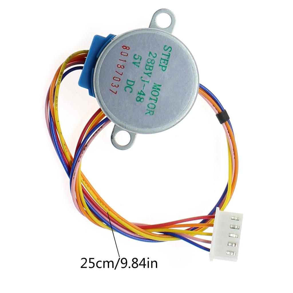 28BYJ-48-5V 4 Phase Stepper Motor ULN2003 Stepper Motor 64:1 Reduction Ratio ULN2003 5V Stepper Motor
