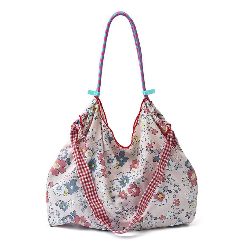 IELGY Ladies Messenger Bag Large Capacity Floral Shopping Bag