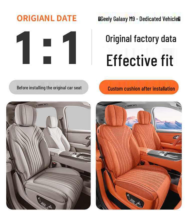 Geely Galaxy M9 Car Seat Cushion: Breathable, All-Season Universal Cover.