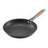3 Piece Cast Iron Skillet Frying Pan Set 205 265 310 Mm Nonstick Black