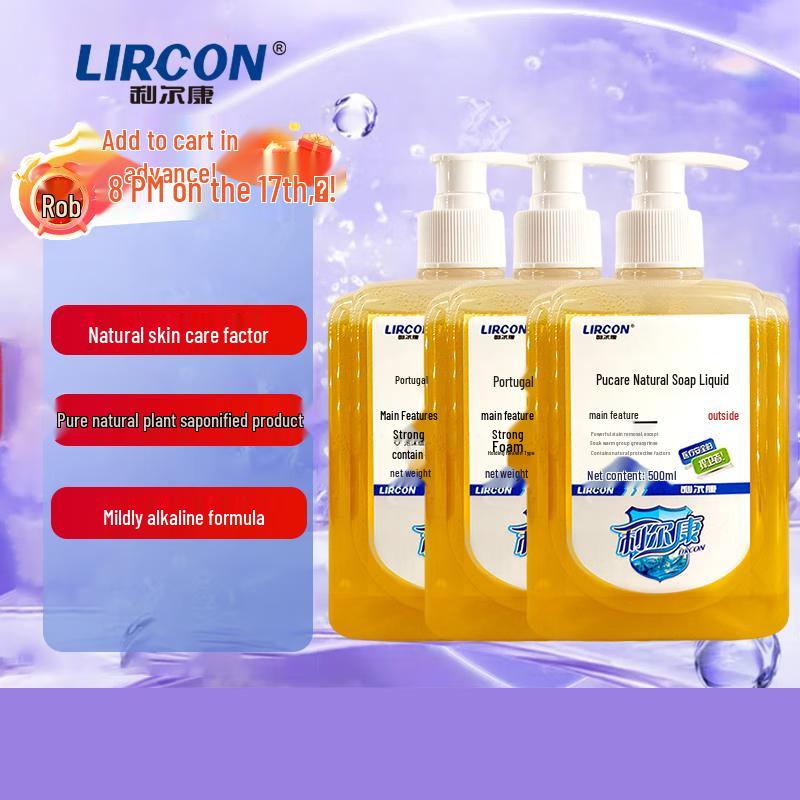 

LIRCON Natural Soap Liquid Hand Wash