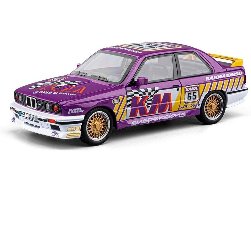 

1/24 BMW M3 Painted Version Luxury Coupe Alloy Metal Diecast Model Car Home Trendy Ornament Children s Toy Birthday Gift for Boy фіолетовий