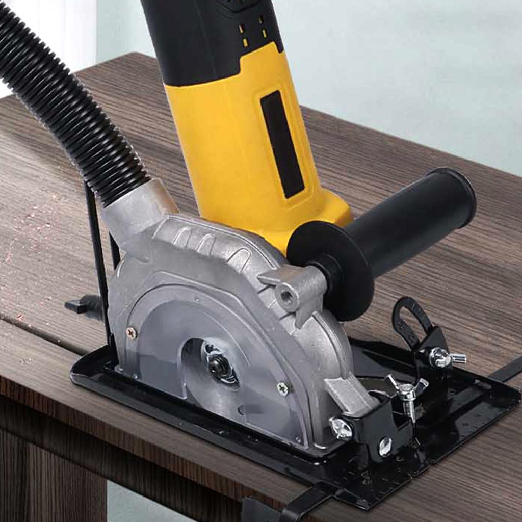 The New Angle Grinder Stand 45°Adjustable Angle Grinder To Cutting Machine Bracket Dust Free Angle Grinder Machine Base Stand