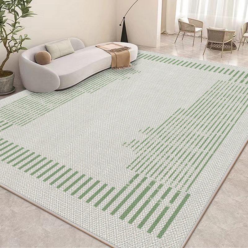 Oddychający dywan z lodowego jedwabiu: Nowoczesny dywan do salonu/sypialni, pochłaniający pot i stylowy na sofy i stoliki kawowe