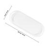 Reusable Plastic Rectangular Condiment Storage Tray Kitchen Organizer Spice Bottle Holder for Home Hotel Party Use