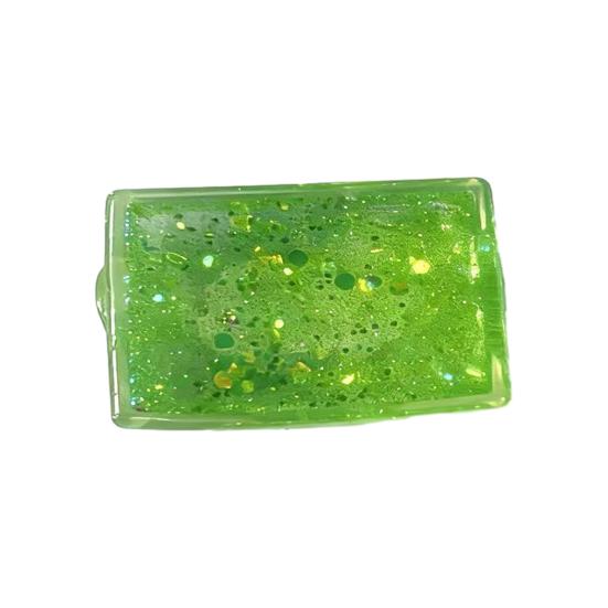 

Glitter Rectangle Squeeze Toy Soft Stretchy Slow Rising Clear Rectangle Sensory Toy Anxiety Relief Stress Ball Classroom Prizes Party Favors