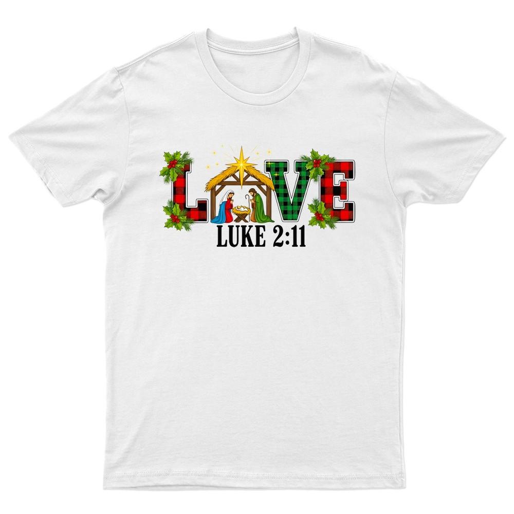 Love Nativity Christmas Holidays TShirt Unisex Gift Retro Funny Womens Unisex T-Shirt XXXXL