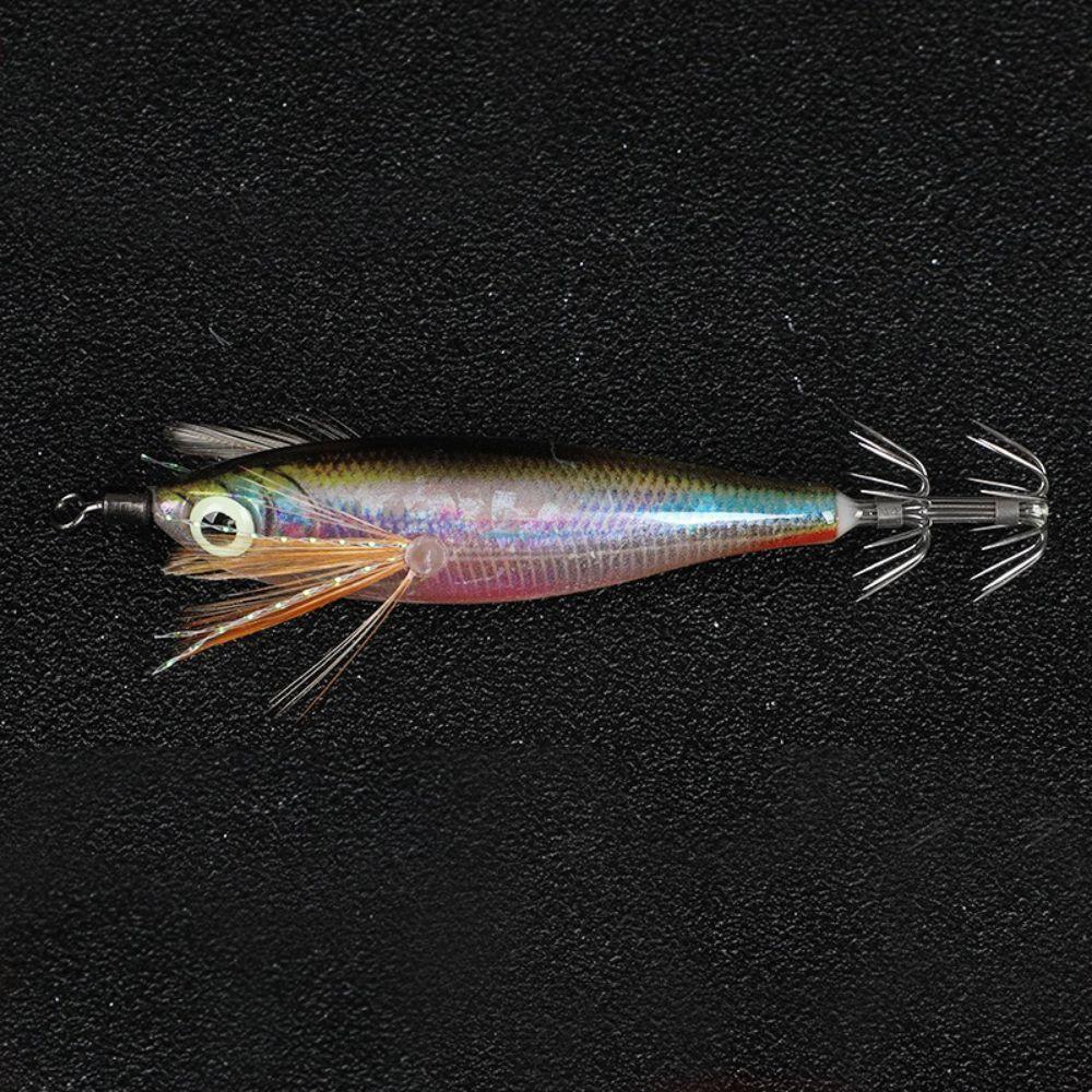 Jig Hook Squid Jig Luminous Prawn Lure Portable Fishing Lure Saltwater Fishing